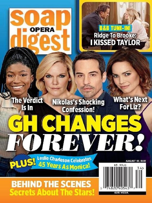 Détails du titre pour Soap Opera Digest par A360 Media, LLC - Disponible